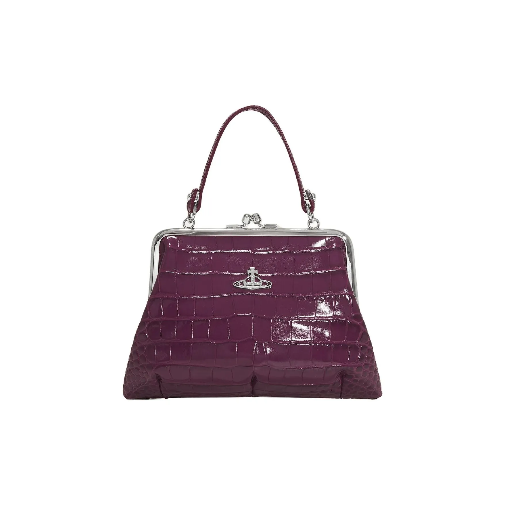 Vivienne Westwood Granny Frame Leather Wallet Women's Purple