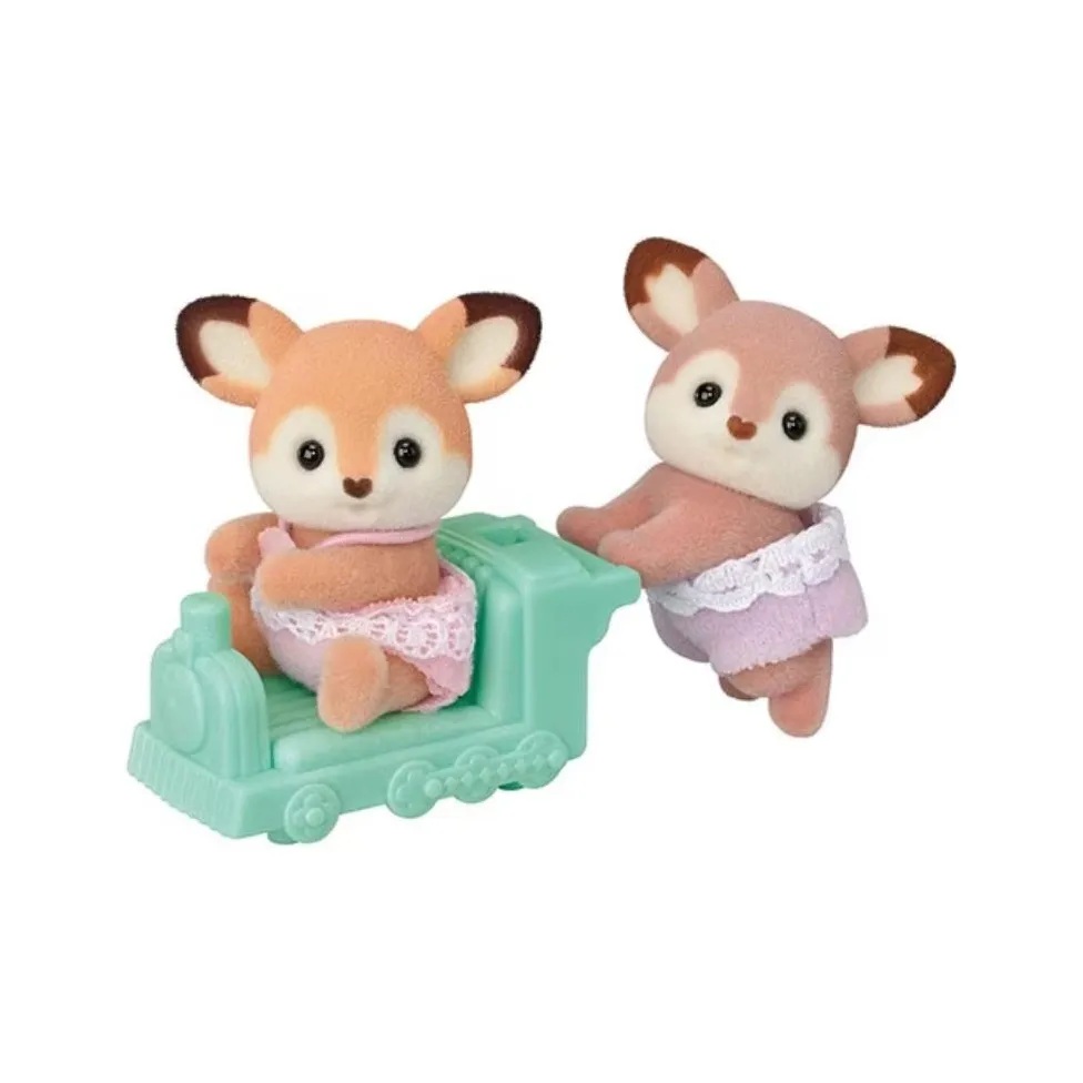 Sylvanian Families Elk Twins Dolls Plush Doll Small Size Tall