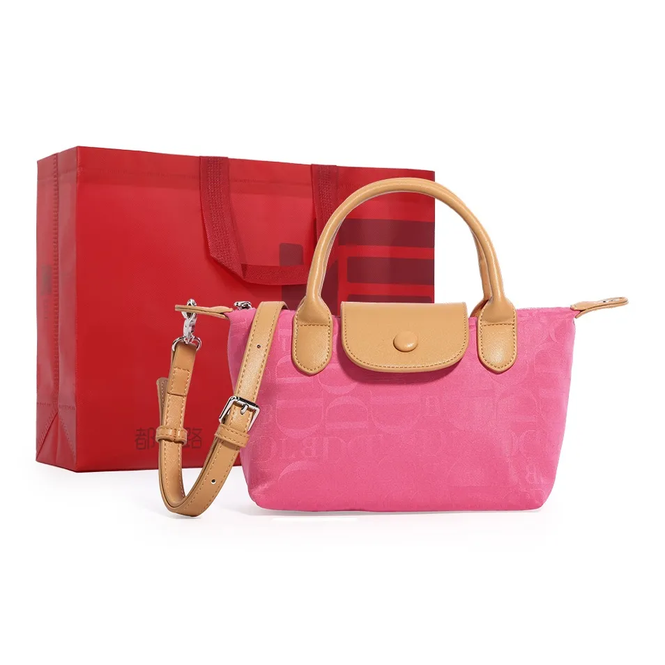 Dubaolu Ткань Синтетическая кожа Сумка Сумка через плечо Стандартная Женская Черная Синяя Розовая Красная