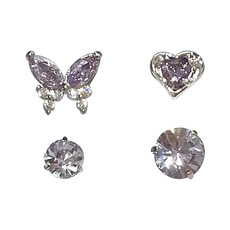 Asia Star Сплав Серьги-гвоздики Женские