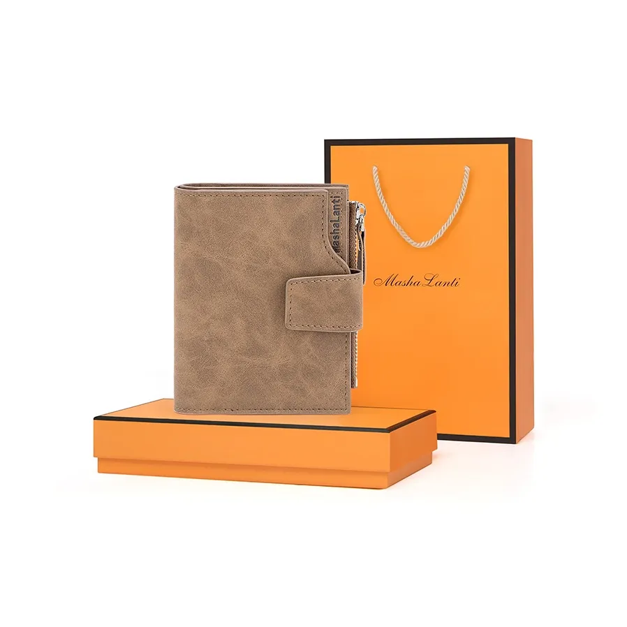 MashaLanti Синтетическая кожа Держатель для карт кошелек Стандартный Мужской Кофе