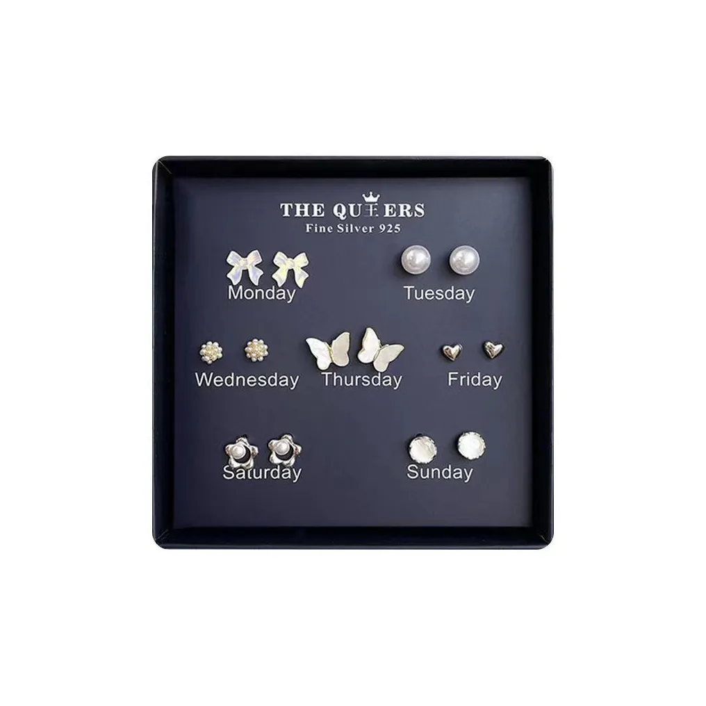 Датан Годин Сплав Серьги-гвоздики Женские