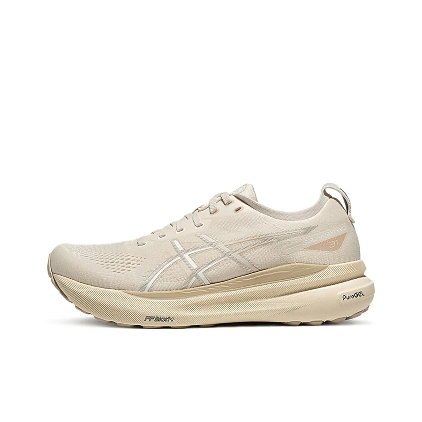 Asics Gel Kayano 31 Low Top Long Distance Running Running Shoes Men's Brown White