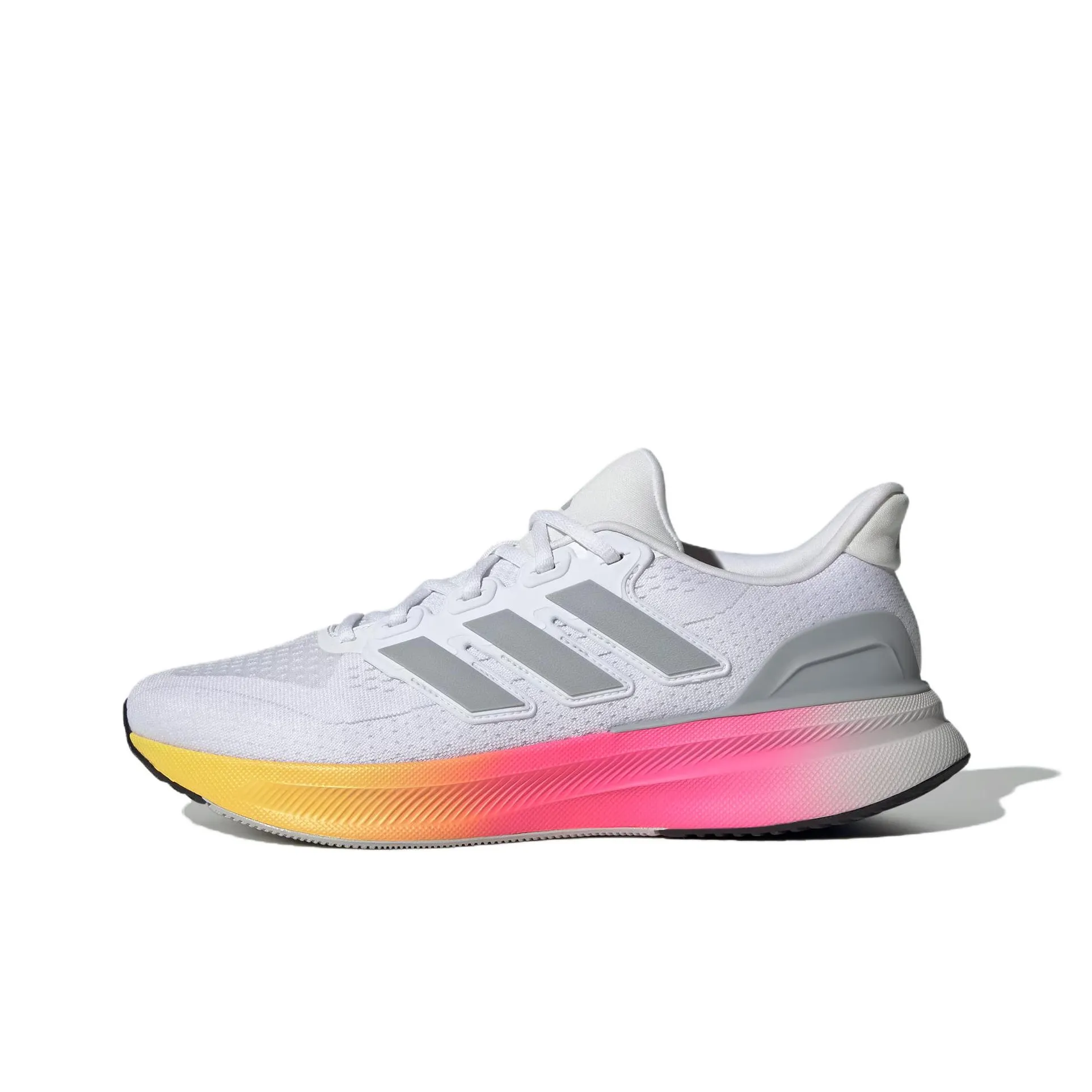 Adidas ULTRARUN 5 Anti Slip Wear Resistant Low Top Casual Running Shoes Men's Silver