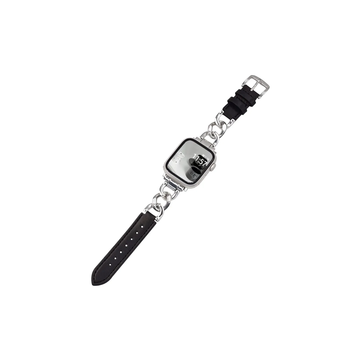 MSSM Ремешок Apple Совместимость Натуральная кожа Материал Apple Watch IWatch S11 S10 S9 8 7 6 5 SE Ultra 46 мм