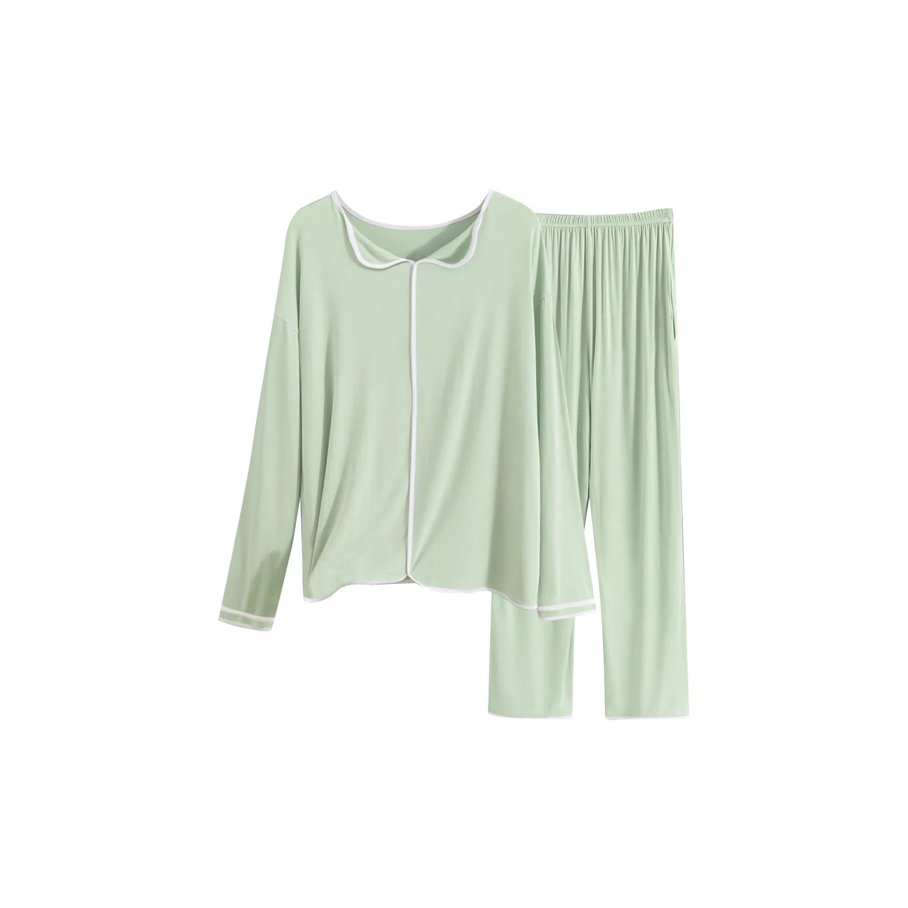 MADALLO Пижамный комплект женский зеленый