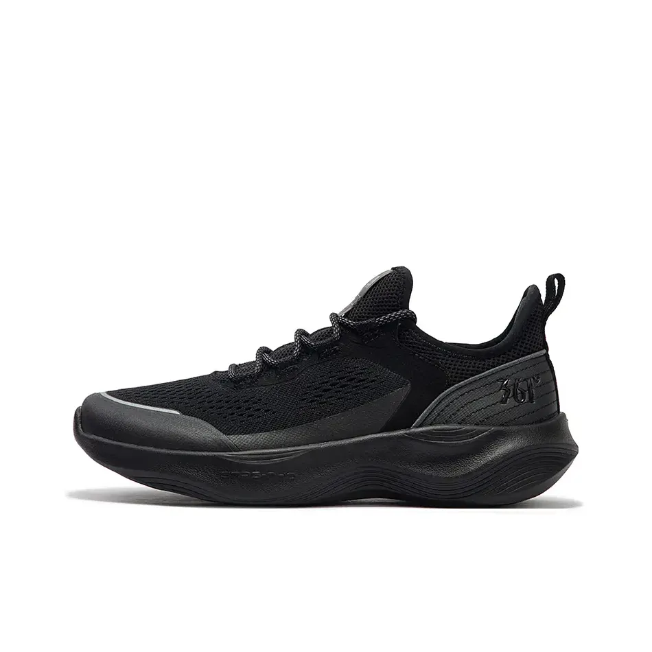 361° N40 Breathable Lightweight Low Top Casual Running Shoes Men's Obsidian Black