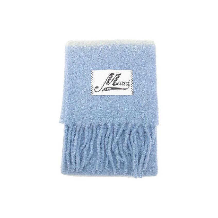 MARNI Striped Brushed Alpaca Mohair Scarf - POIZON