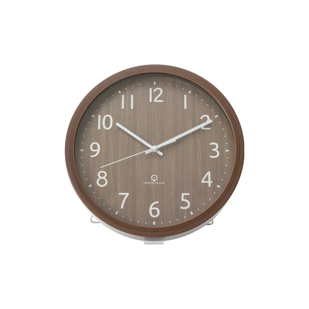 NITORI Электронные Движение Унисекс Настенные часы Белый