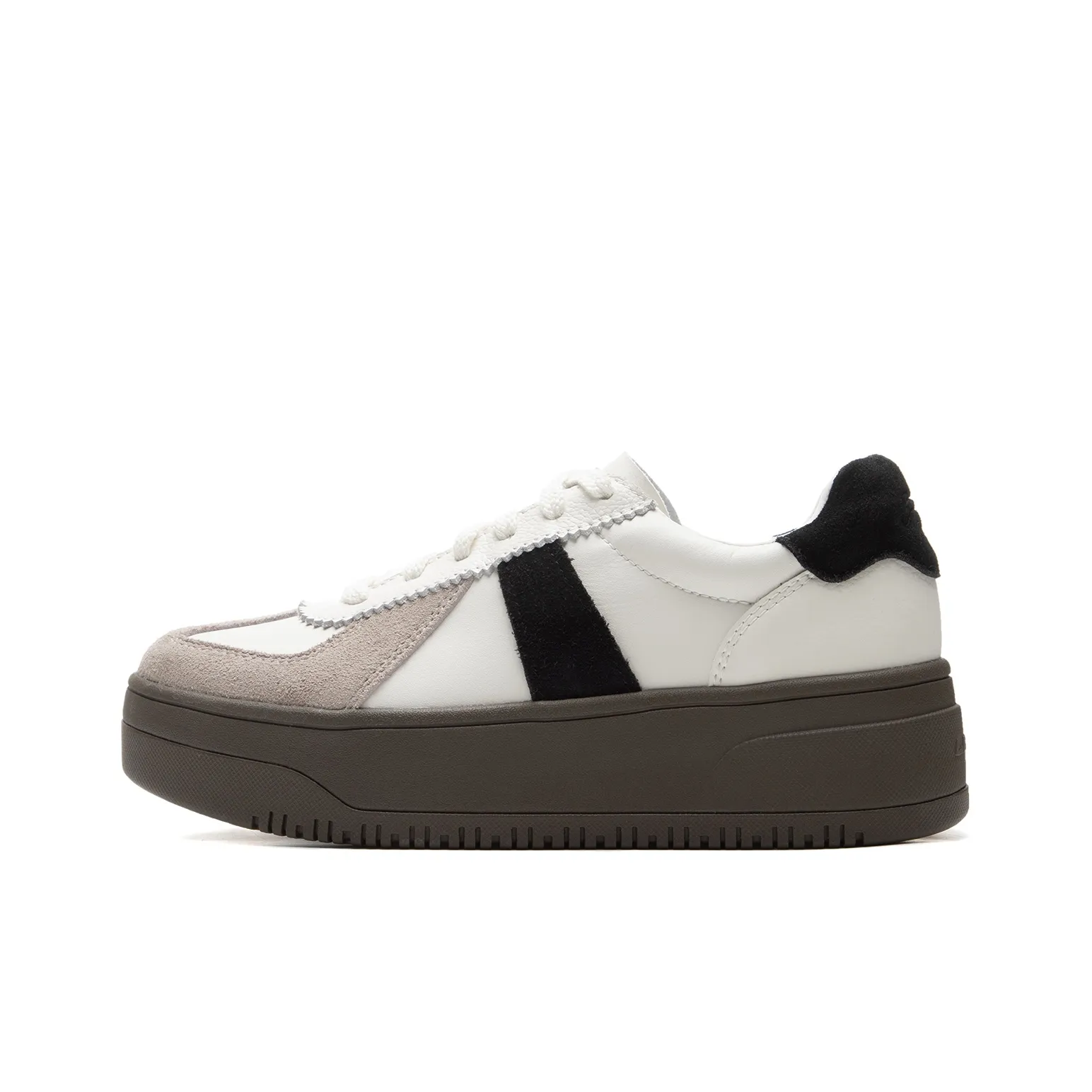 LiNing Cheese 2.0 German Training Anti Slip And Wear Resistant Breathable Low Top Skateboard Shoes Women's White Black