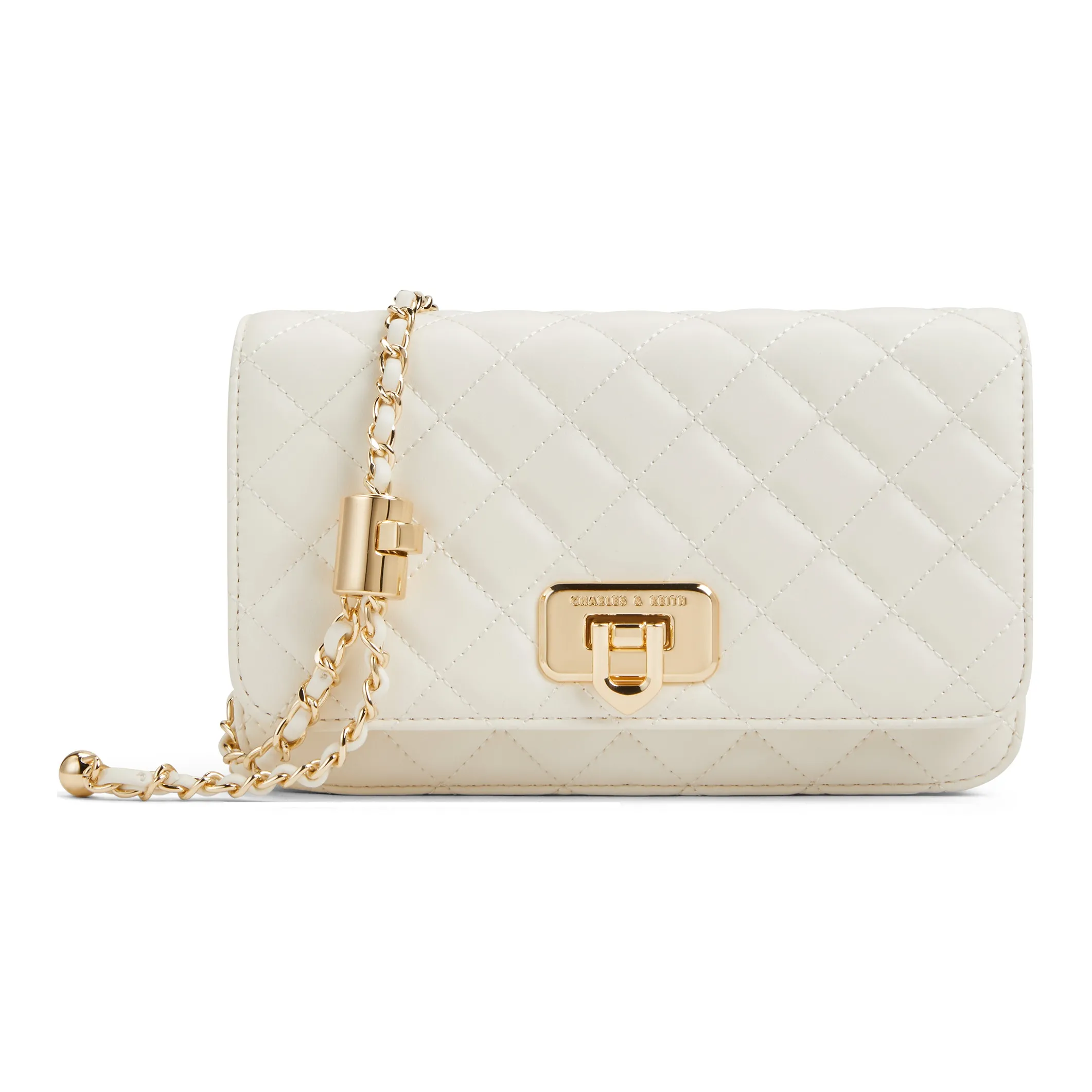 CHARLES KEITH ПУ (полиуретан) Сумка через плечо Маленькая Женская Многоцветная