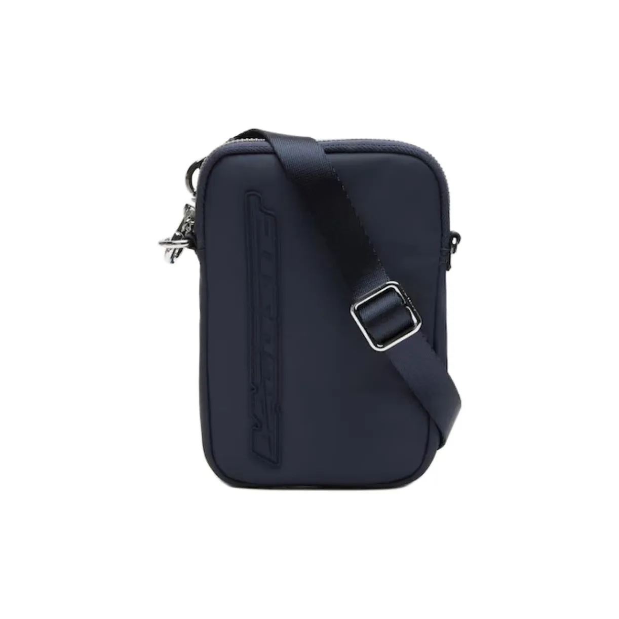 LACOSTE Collaboration Переработанный полиамид Одно плечо Через плечо Чехол для телефона Унисекс Белая ночь Синий