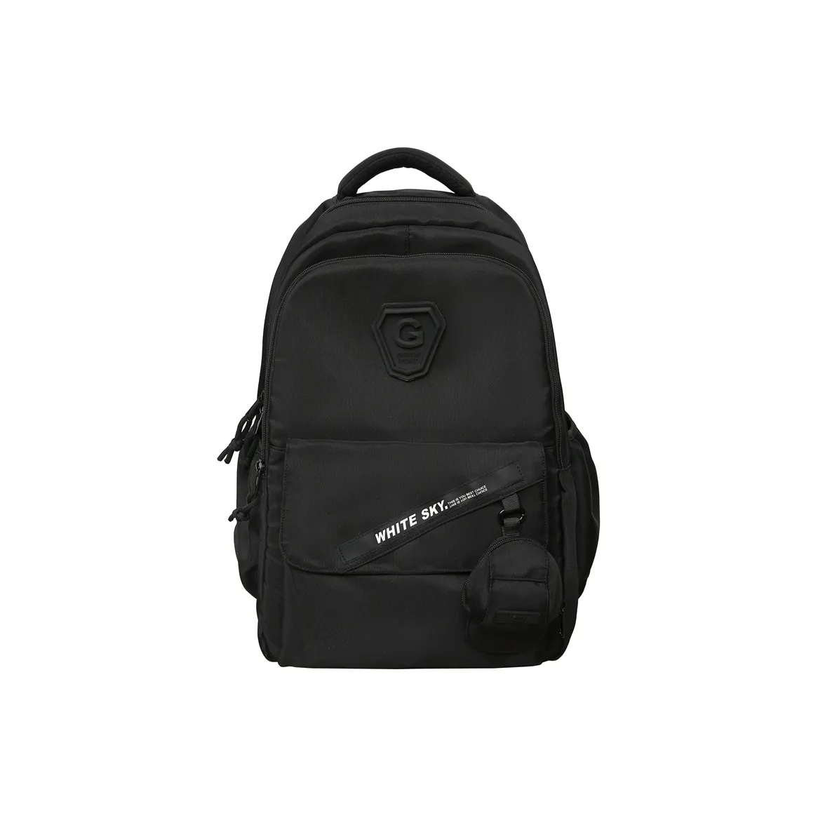Travel Nylon Backpack Black/Light Gray/Coffee/Green/Dark Gray