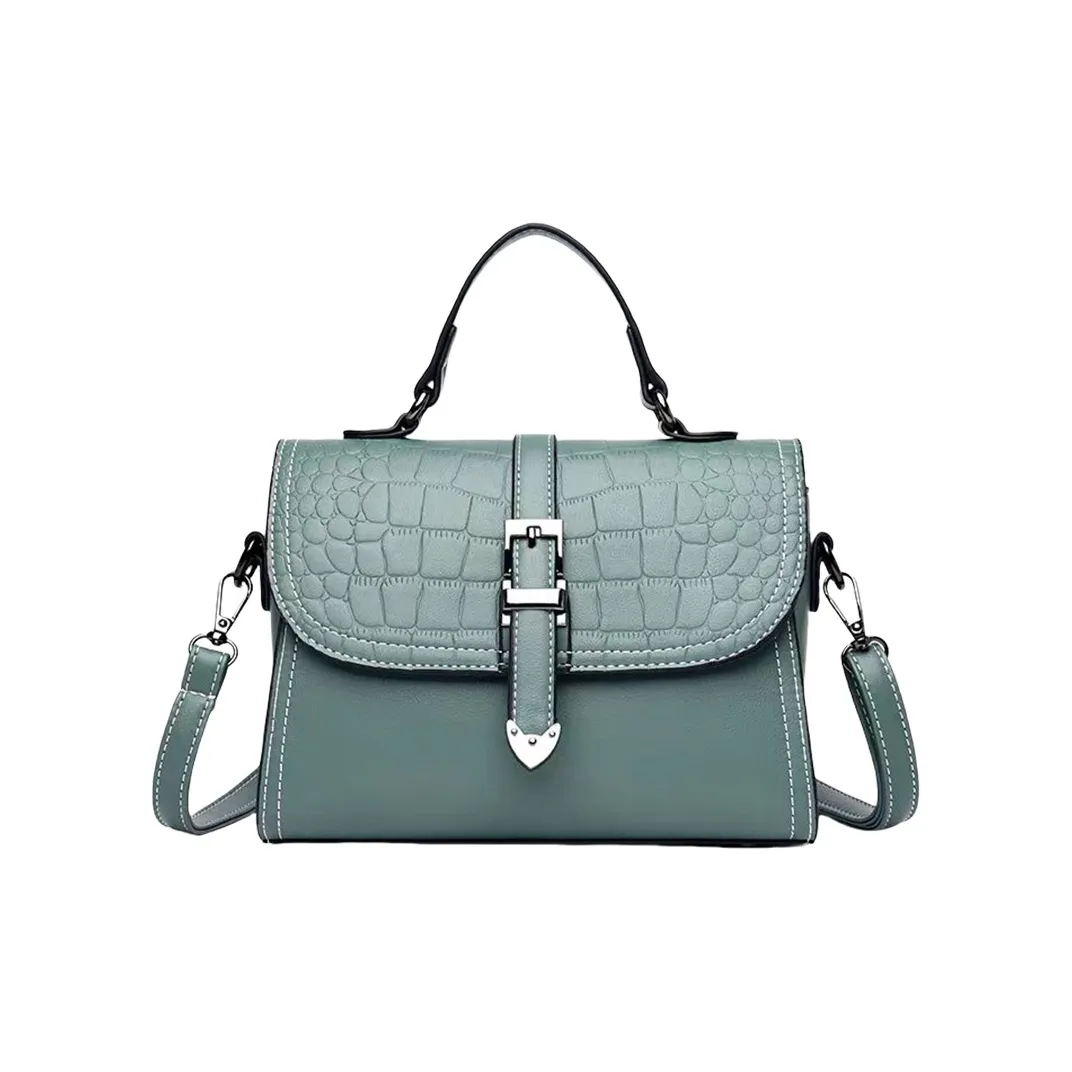 PINK·LAND ПУ (полиуретан) Портативная Сумка через плечо Сумка на плечо Стандартная Женская Зеленая Черная Белая Розовая Коричневая