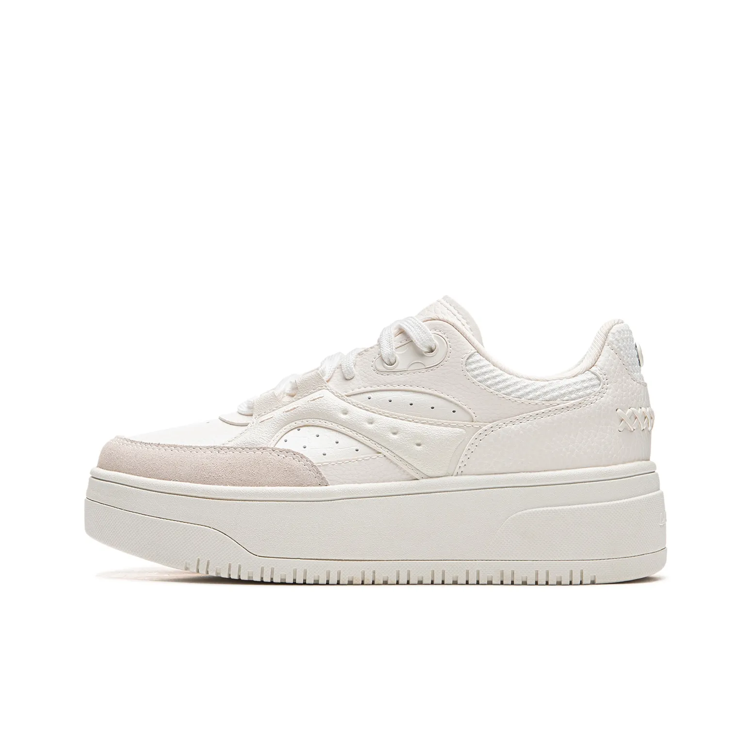 LiNing Cheese 2.0 Anti Slip And Wear Resistant Breathable Low Top Skateboard Shoes Women's White Pink