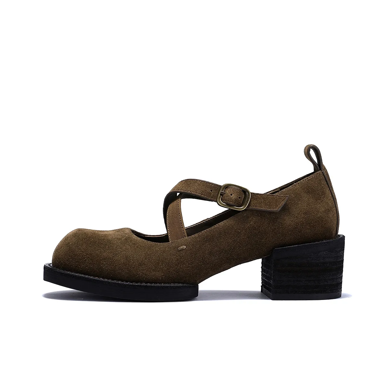 BELLALILY Женские повседневные туфли женские коричневый