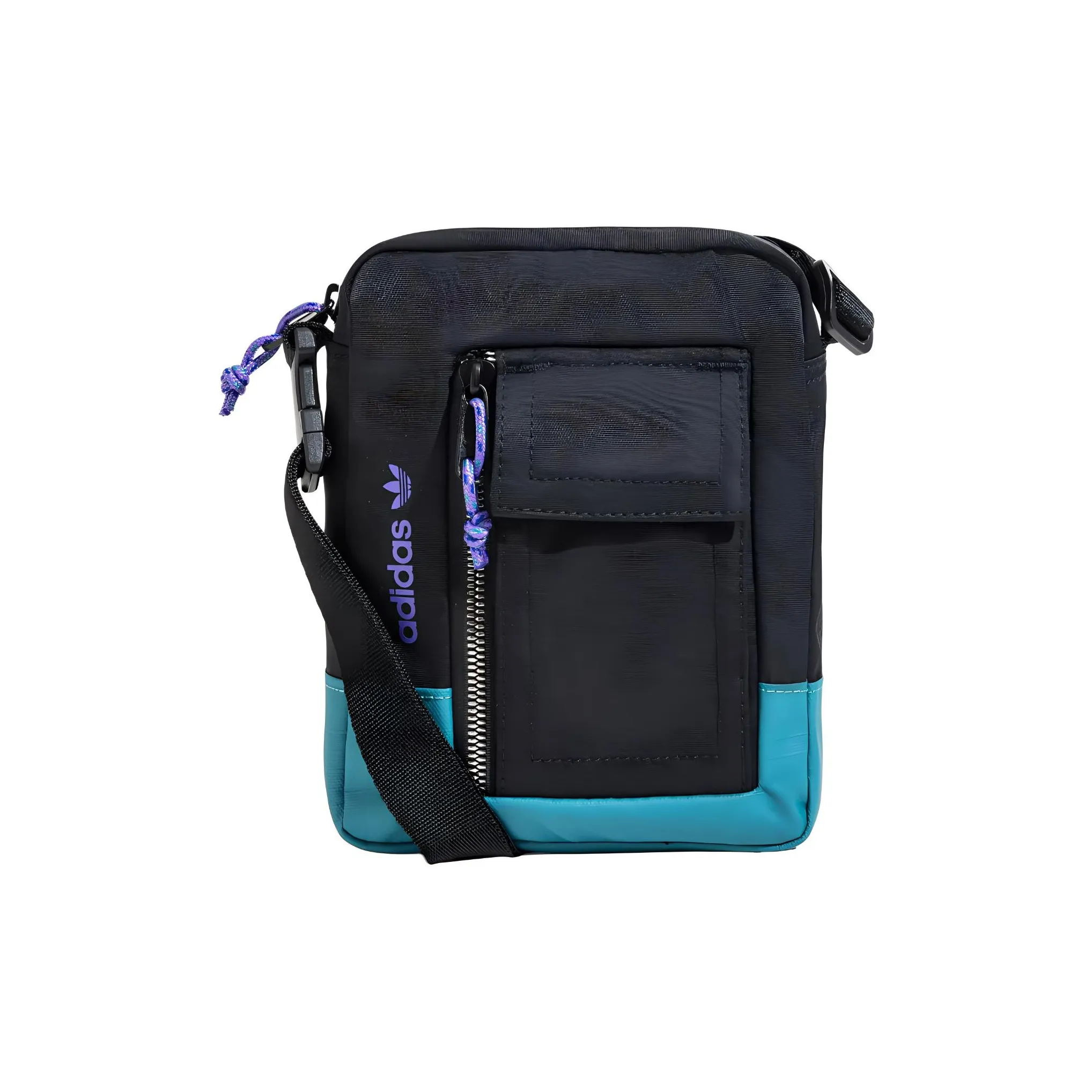 Adidas Переработанный полиамид с переработанным полиэстером Сумка через плечо Маленькая Унисекс Черная