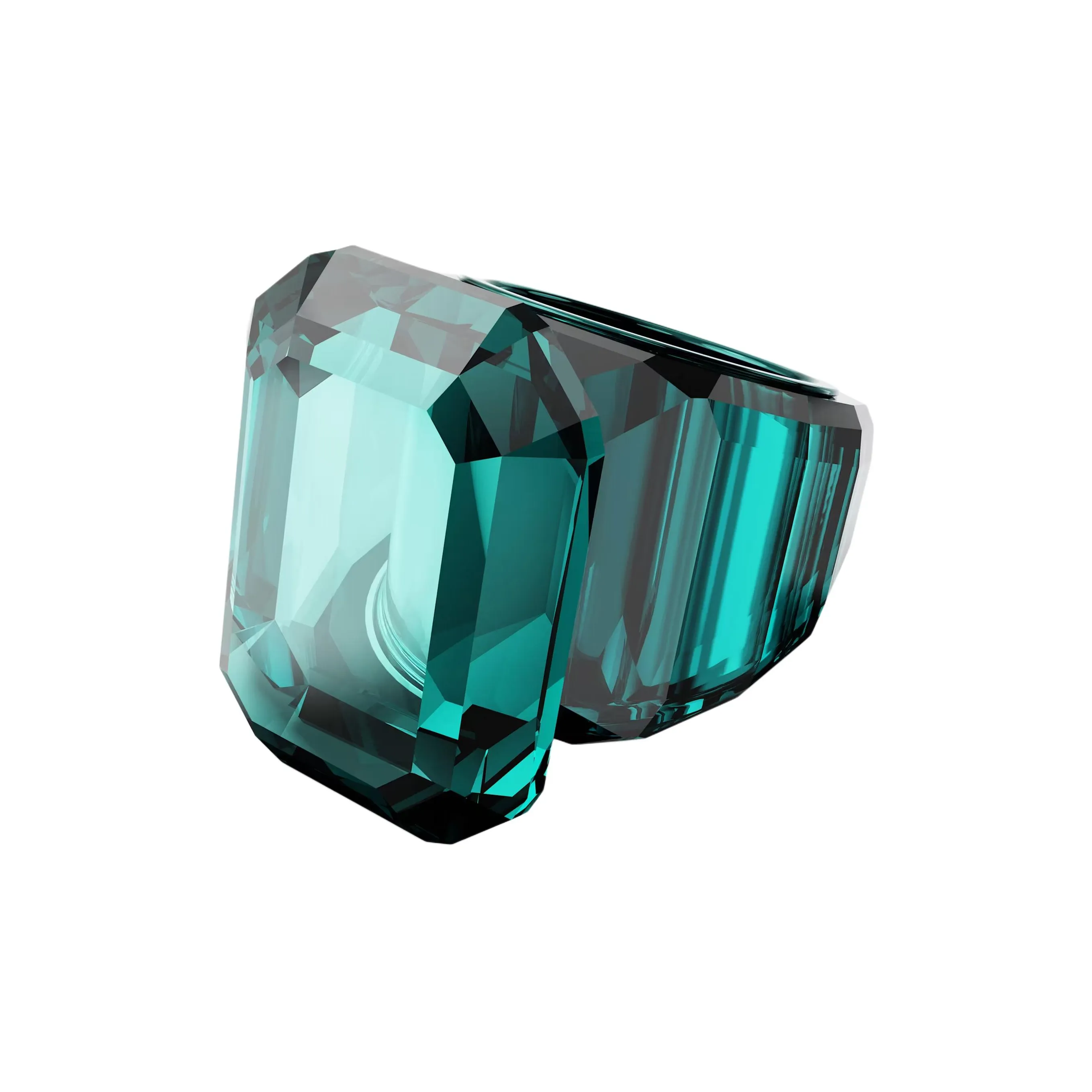 Кольца Swarovski Crystal Женские Зеленые