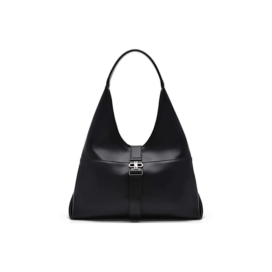PEDRO PU Shoulder Bag Women's Black/Olive Green