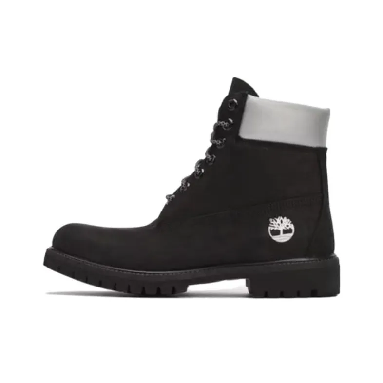 Timberland 6' Boot Dtlr Black Silver