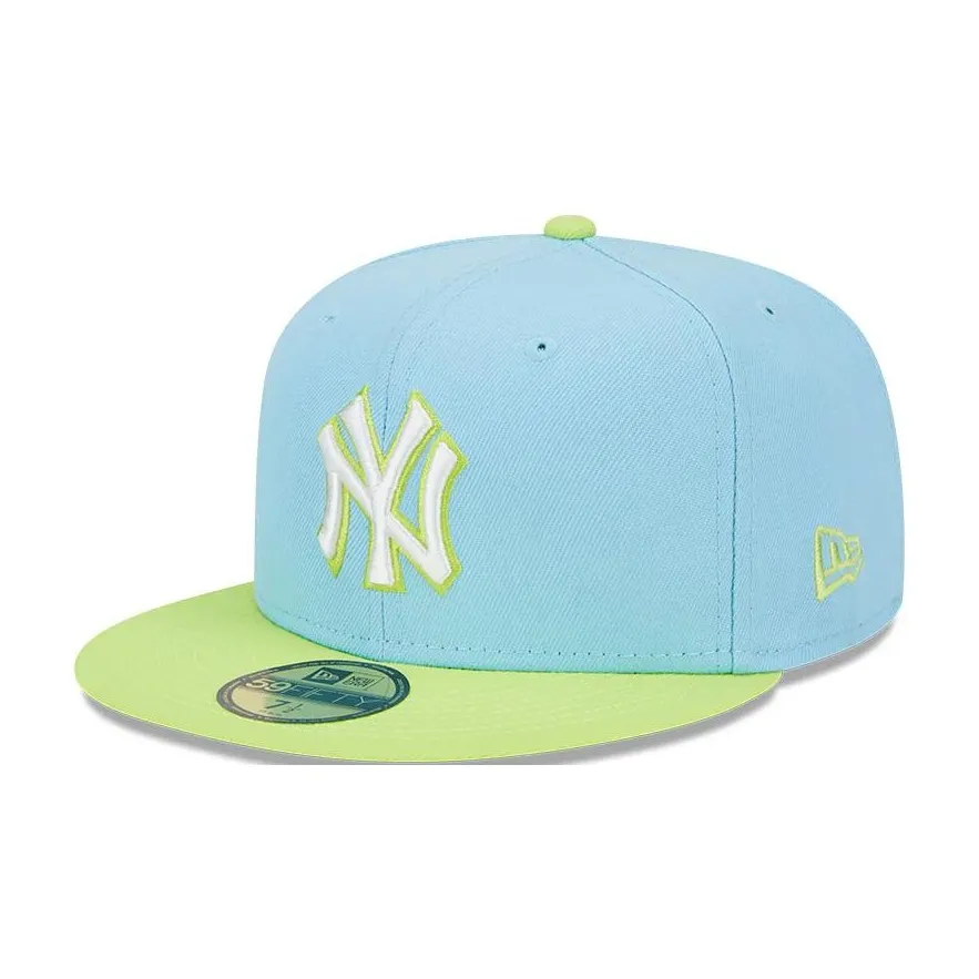 New Era Baseball Caps Unisex Pink Blue/Online Green