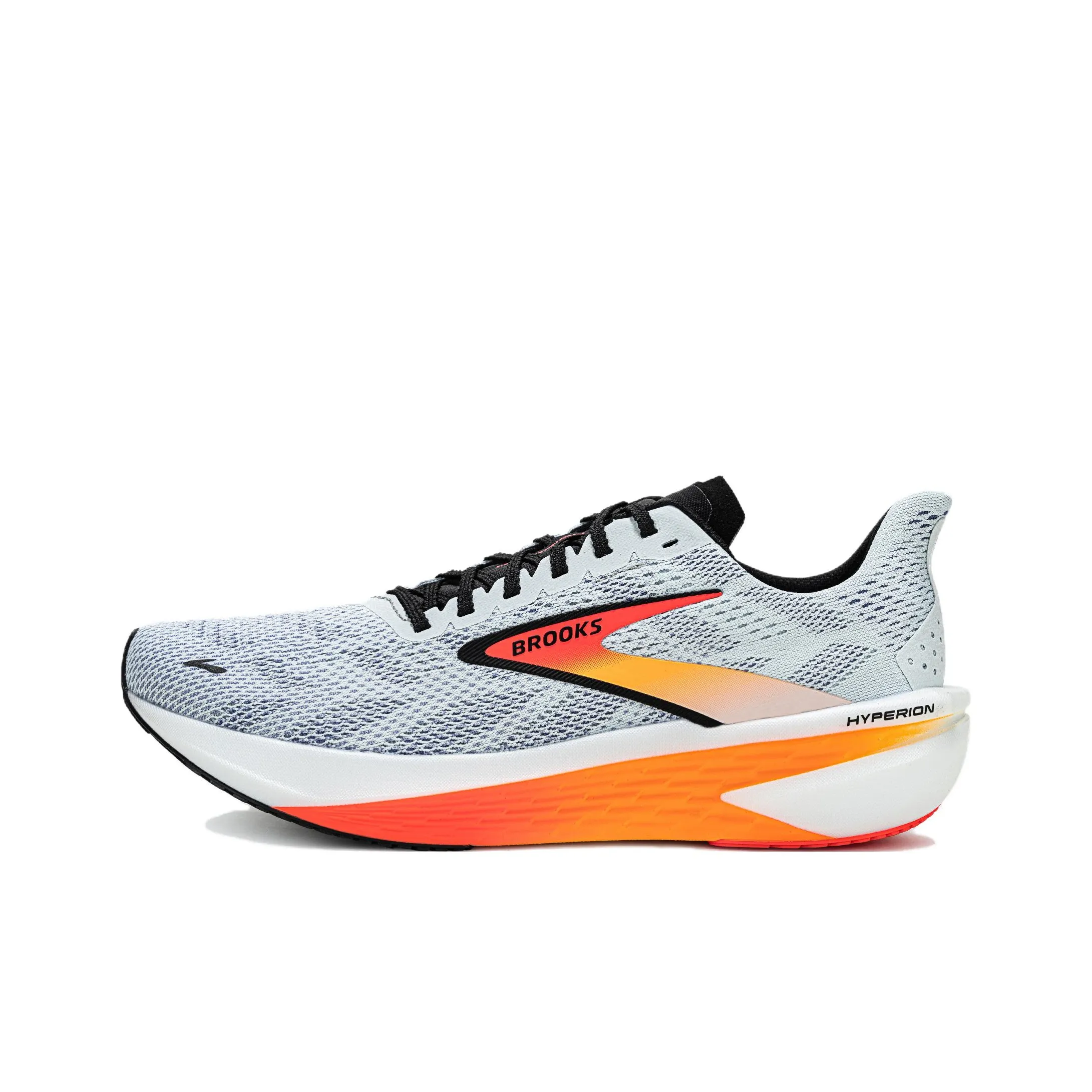 Brooks Hyperion Anti Slip Wear Resistant Low Top Marathon Running Shoes Men's Blue Red Black