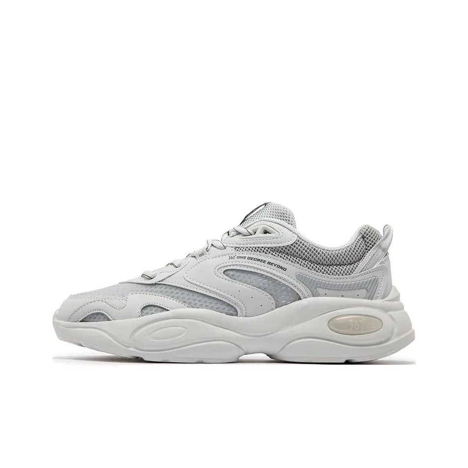 361° Life Collection Wear-Resistant Slip-Resistant Low-Top Chunky Sneakers Men's Gray