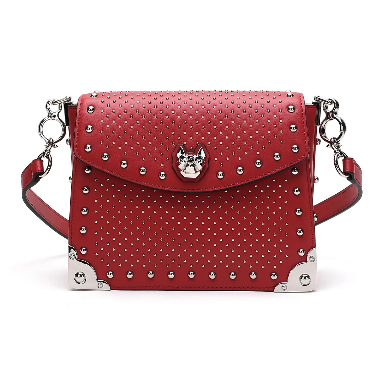 Miguel Vieira Сумка через плечо из коровьей кожи Женская Красная Черная Синяя