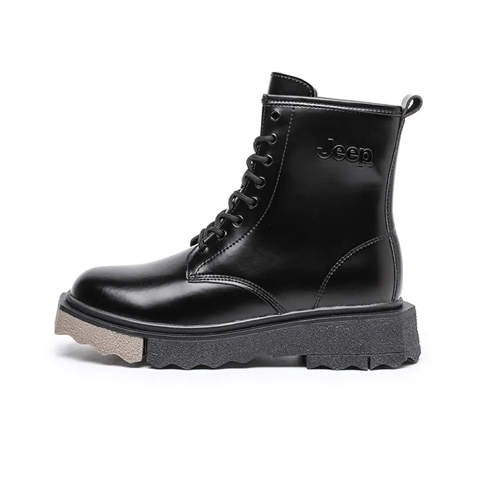 Jeep Martin Boots Men Black