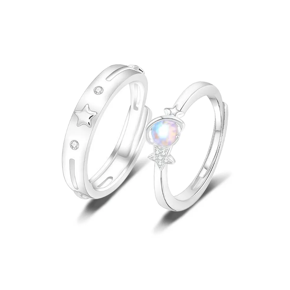 GIFU Colored Glaze Jade Rings Unisex
