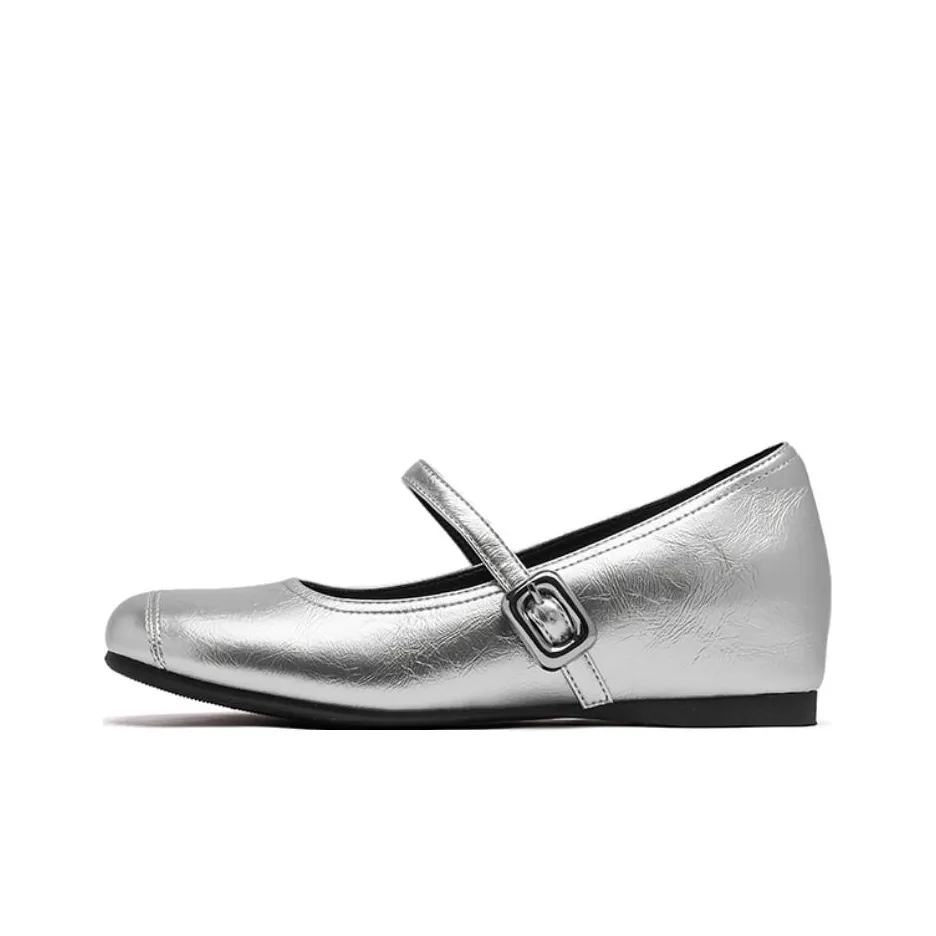 AGSDON Платформа Туфли Мэри Джейн 4,5 см Женские