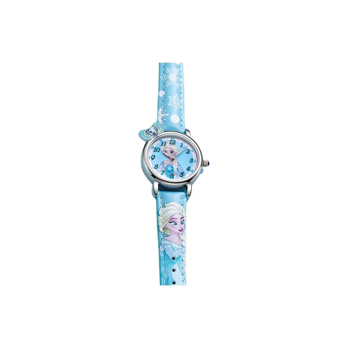 Disney Кварцевый механизм кожаный ремешок детские часы синий циферблат