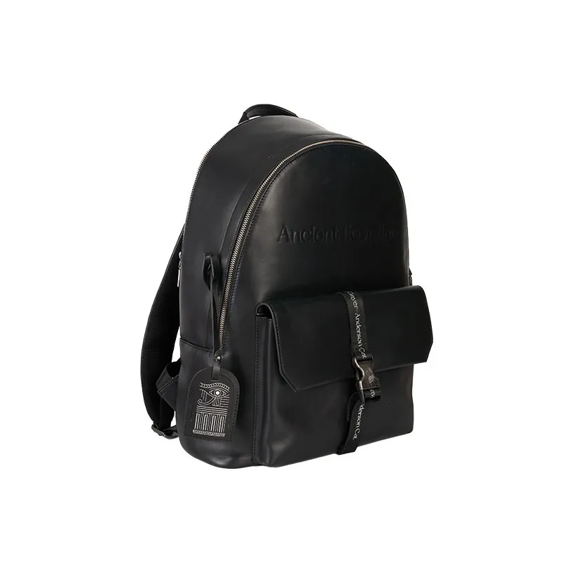 The British Museum Рюкзаки Gaya Anderson Cat В избранном Лицевая коровья кожа Мужской Рюкзаки Черный Унисекс