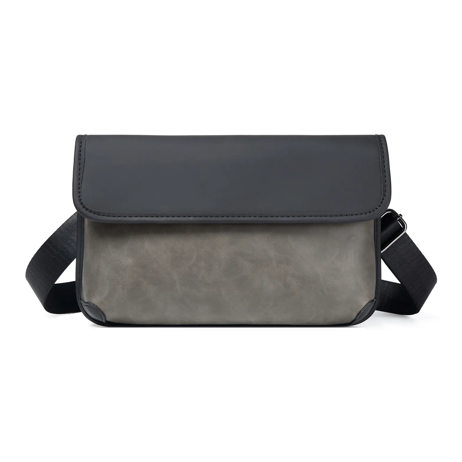 Slazenger ПУ (полиуретан) Сумка через плечо Мужская Серый Зеленый