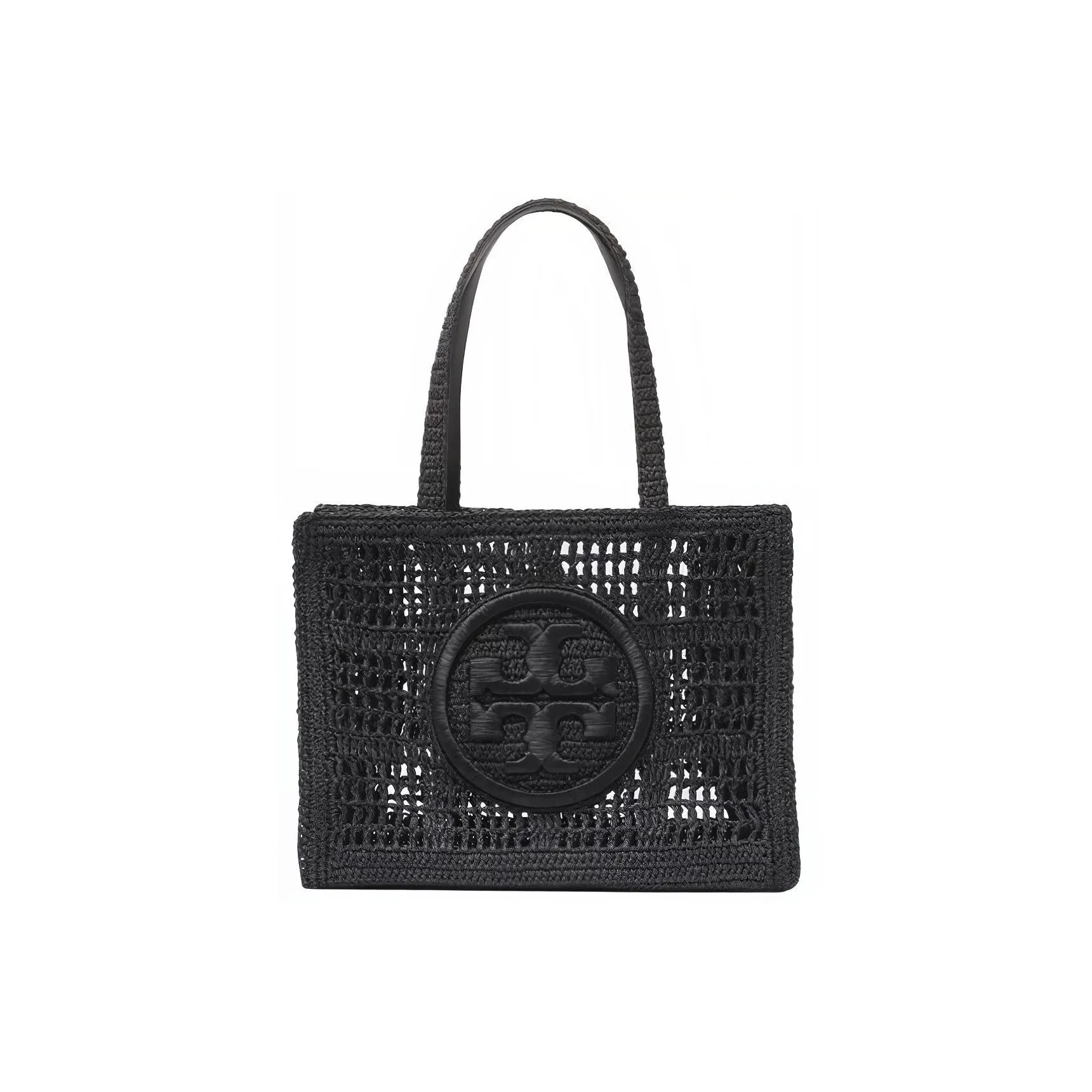TORY BURCH Ella Raffia Сумка Маленькая Женская Черная