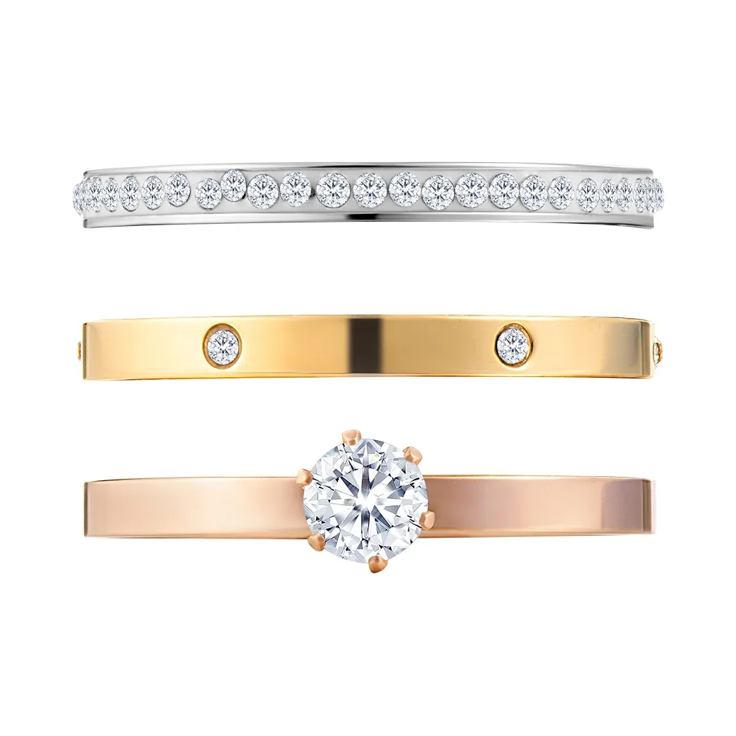 DOWER&HALL Титановая сталь Кольца Женские