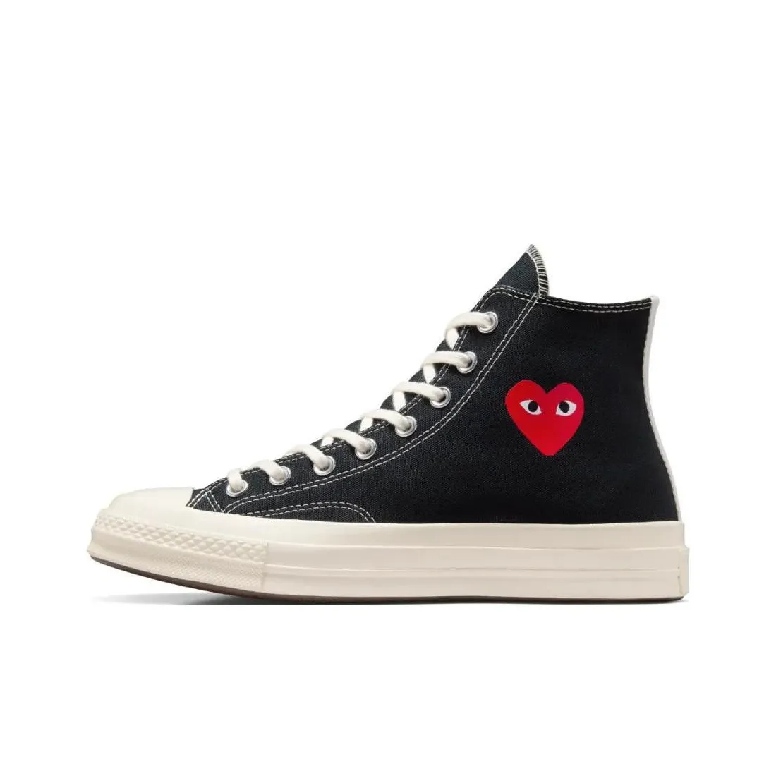 Converse Chuck Taylor All Star 70 Hi Comme Des Garcons PLAY Single Heart Black