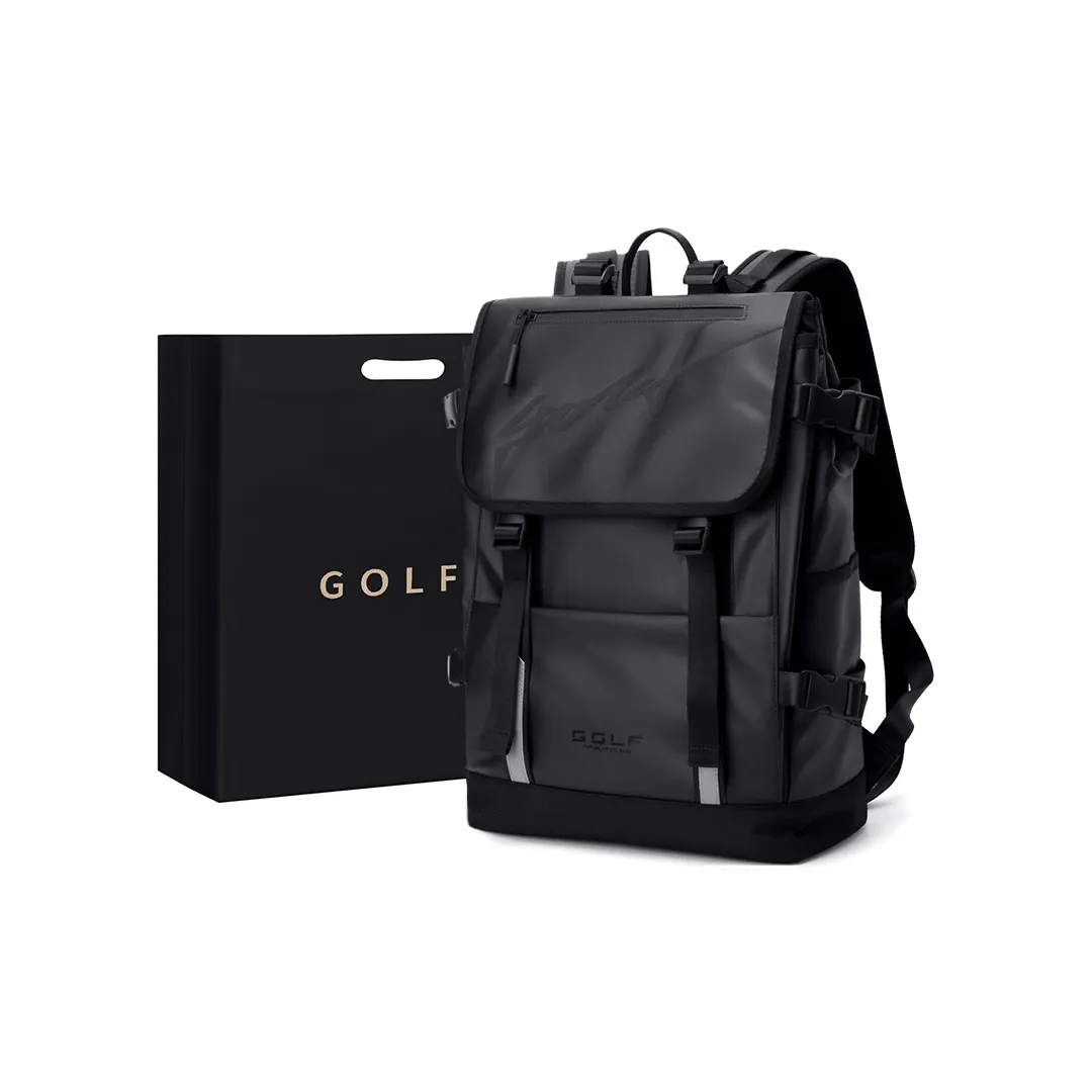 GOLF Fabric Backpack Large Size Men's Black