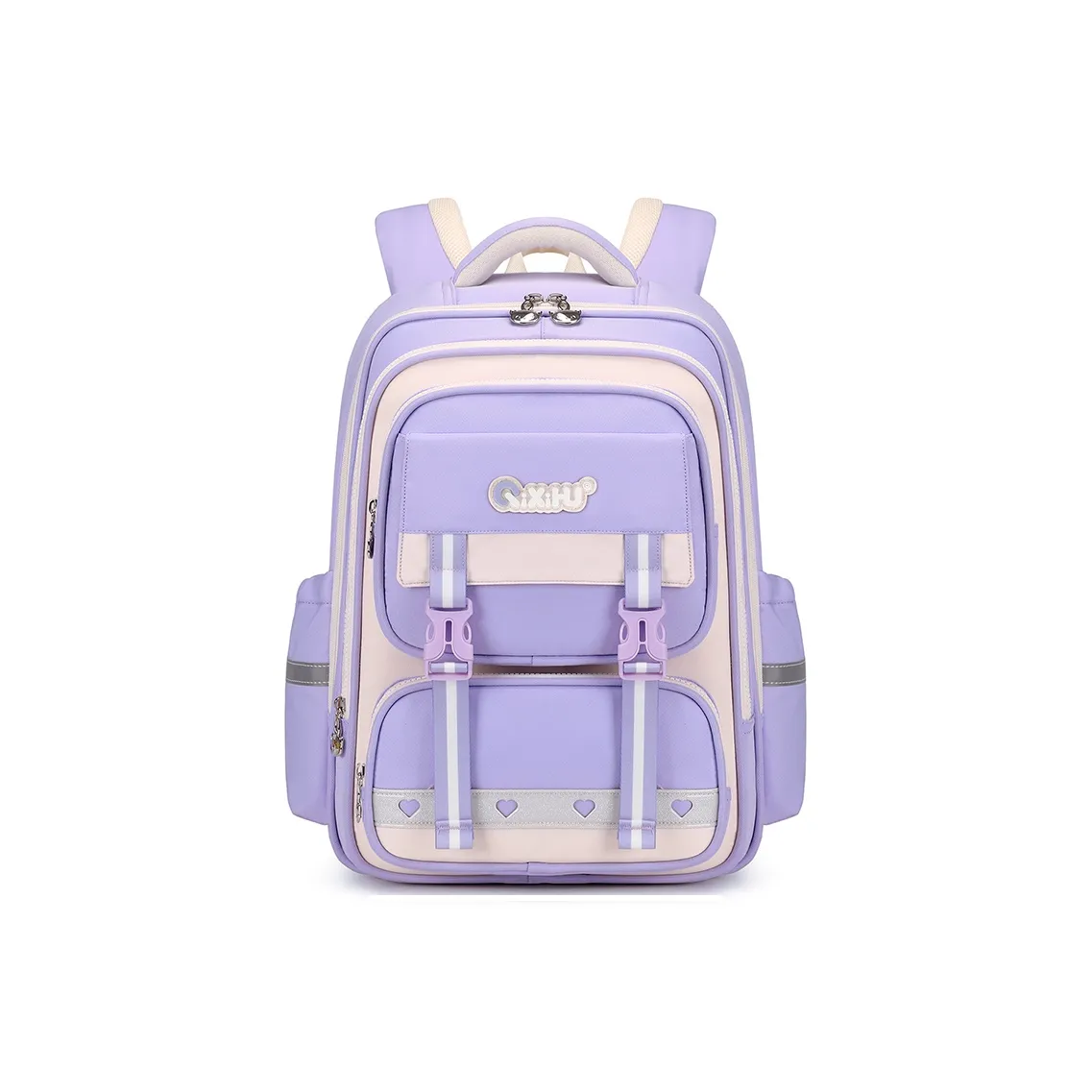 Seven Star Fox Оксфорд Рюкзак Студенческий Рюкзак Стандартный Унисекс Фиолетовый Пыльно-розовый Почтовый зеленый Королевский синий