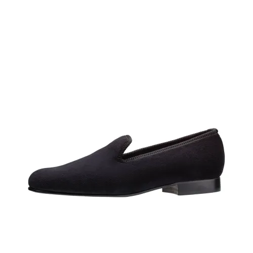CROCKETT & JONES Лоферы Черные Мужские