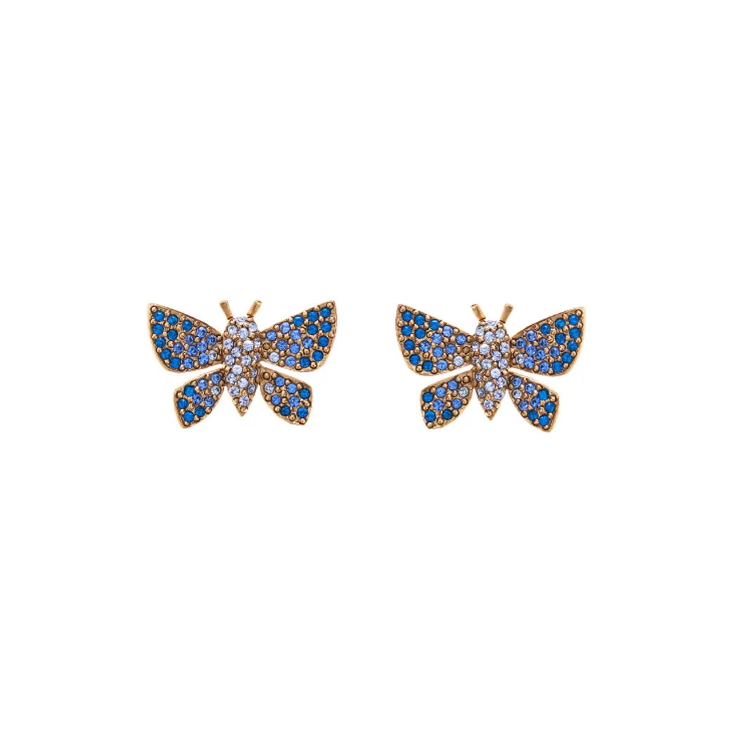 OSCAR DE LA RENTA Stud Earrings Unisex Blue