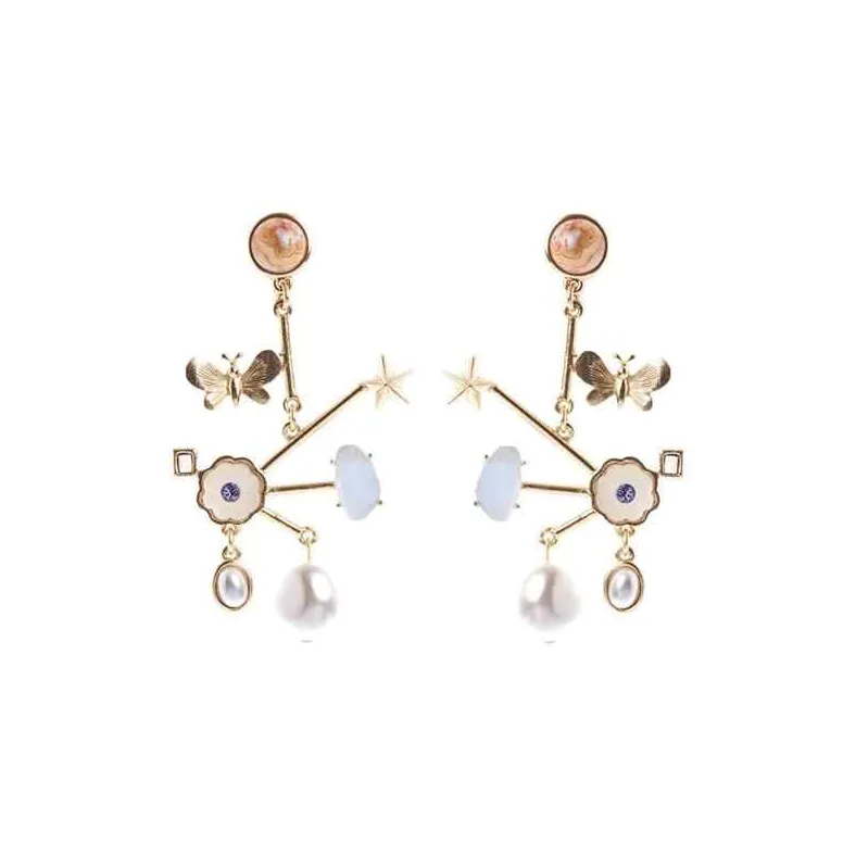 OSCAR DE LA RENTA Earrings Unisex Gold