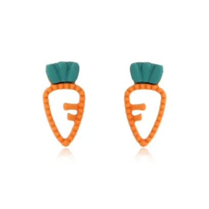 LuluCanaan Смола Серьги-гвоздики Женские