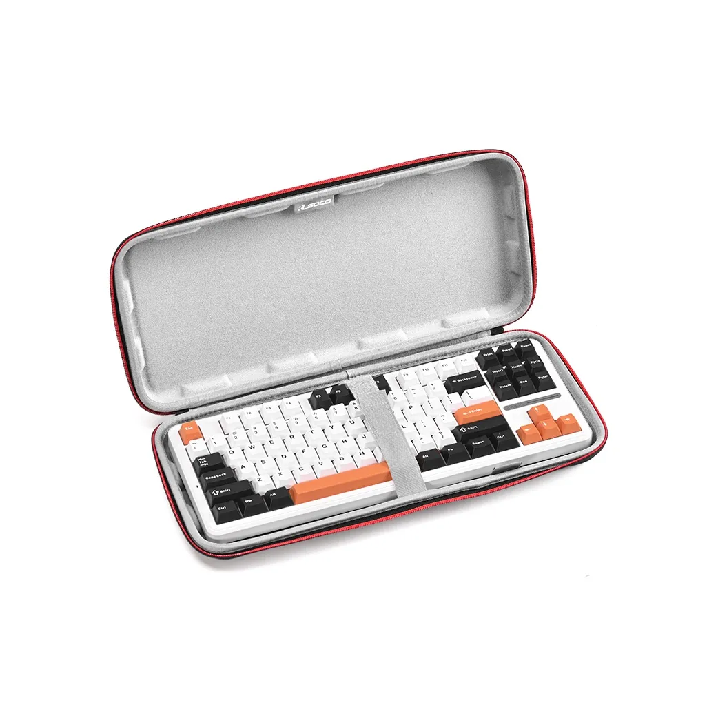 RLSOCO Wear Resistant Oxford Mice Keyboard Combo 87 All in One Storage Bag Unisex Black