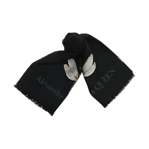 Alexander McQueen Шарфы из шерсти Wool Knit Унисекс