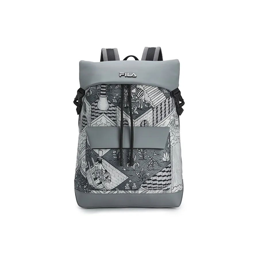 FILA Fabric Backpack Regular Men's Reef Gray