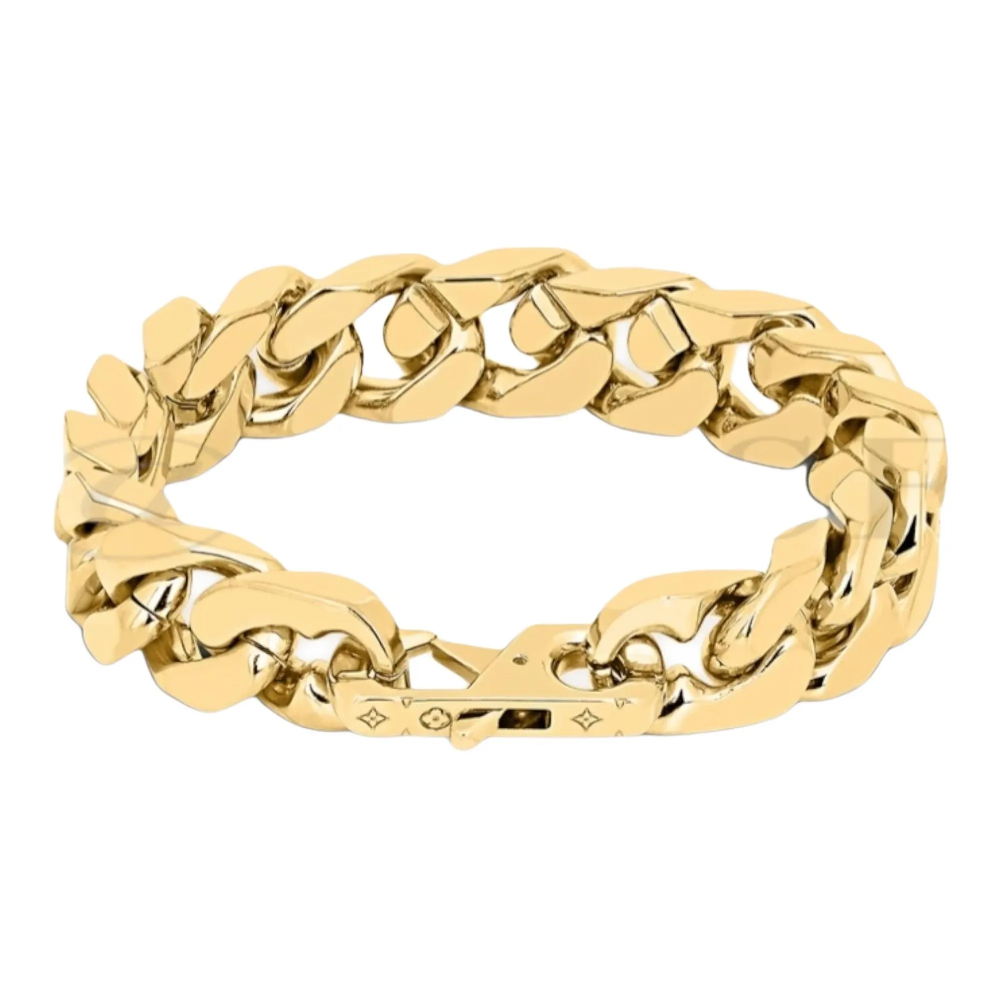 LOUIS VUITTON Metal Bracelets Men's Gold