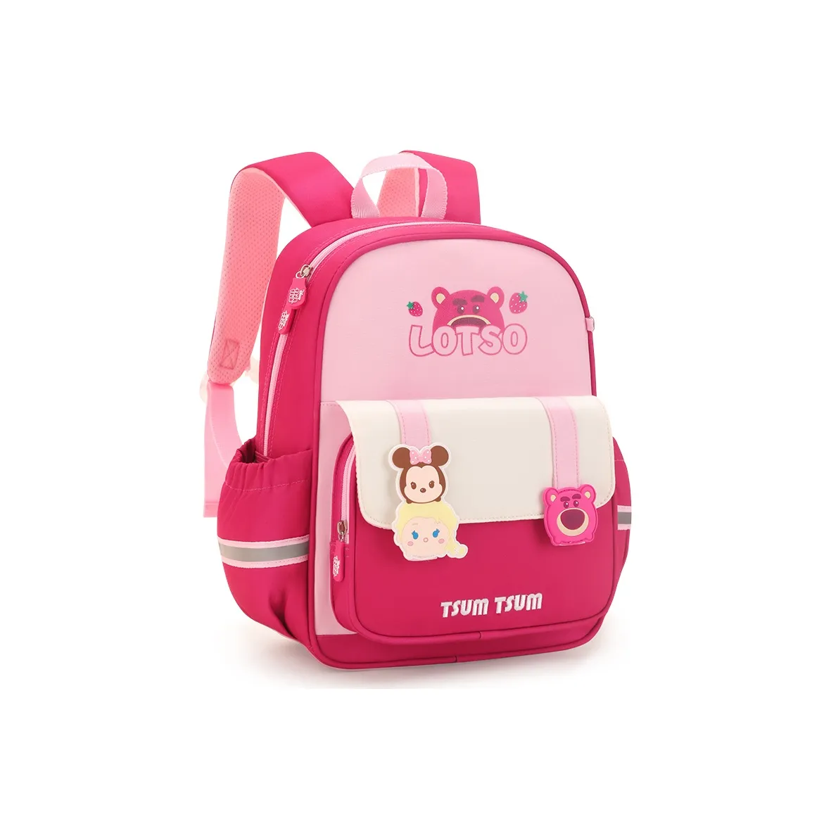 Disney Полиэстер Рюкзак Детский Розовый Светло-Синий Темно-Синий