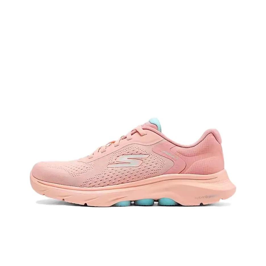 Skechers WOMEN'S GO WALK Устойчивый к истиранию Отскок Низкий Топ Casual Женский Персиково-розовый