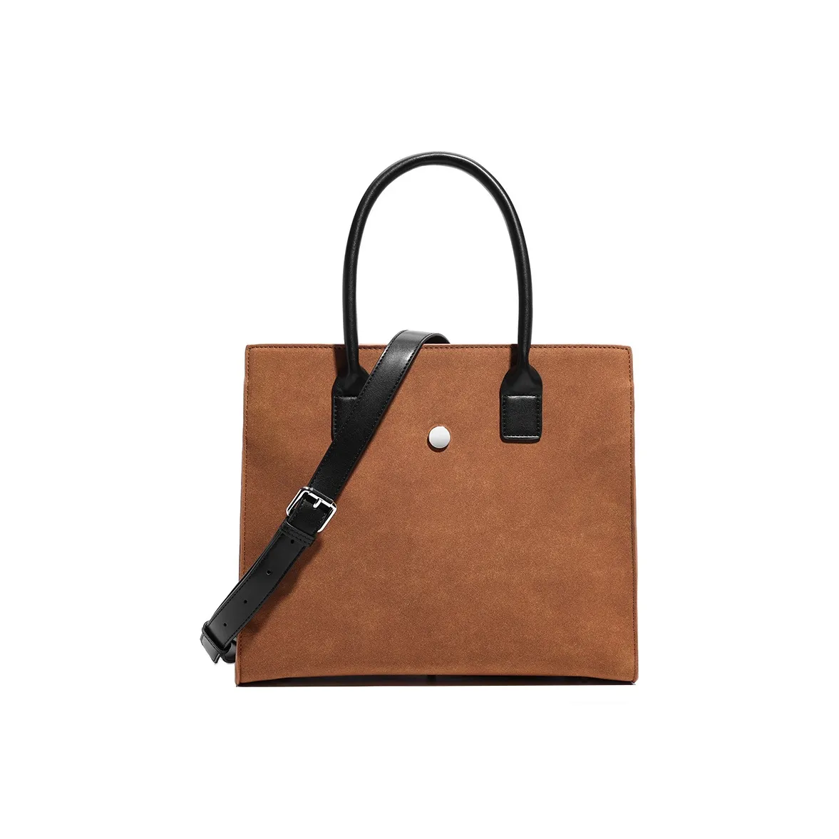 TTaG．baG Матовый Искусственная замша ПУ (полиуретан) Сумка через плечо Сумка Обычная Унисекс Коричневый